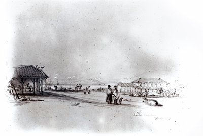 Veduta di Valparaiso, 1834 da Conrad Martens